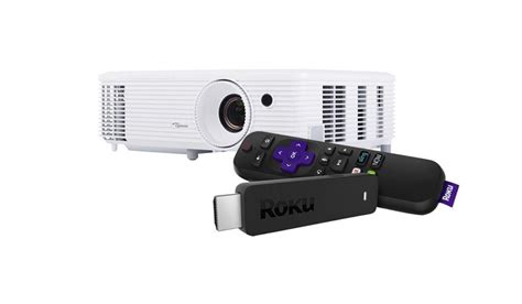 hook up projector to roku